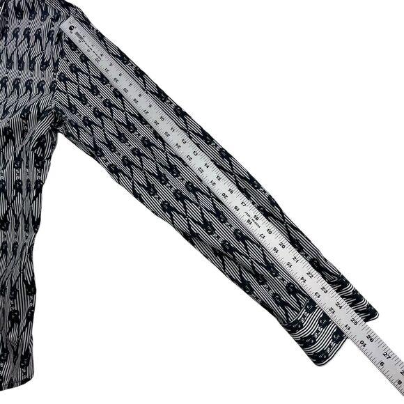 Lansky Bros Womens Size 10 Shirt Elvis Presley All Over Print Long Sleeve Button - Picture 12 of 12